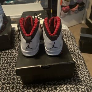 Jordan Kids Sneakers - White, Black, Red